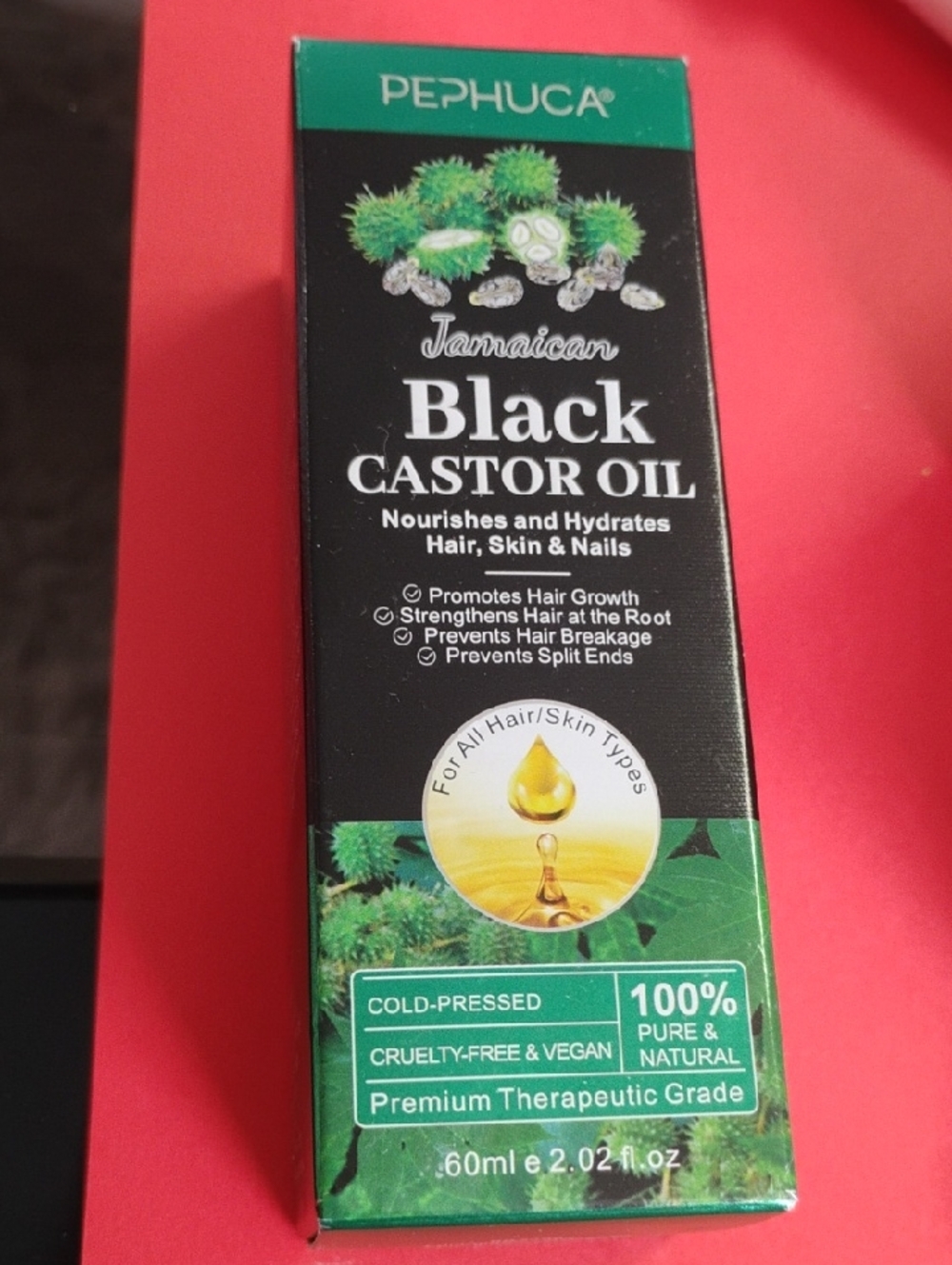 Pephuca Jamaican Black Castor Oil Hair Treatment - Black